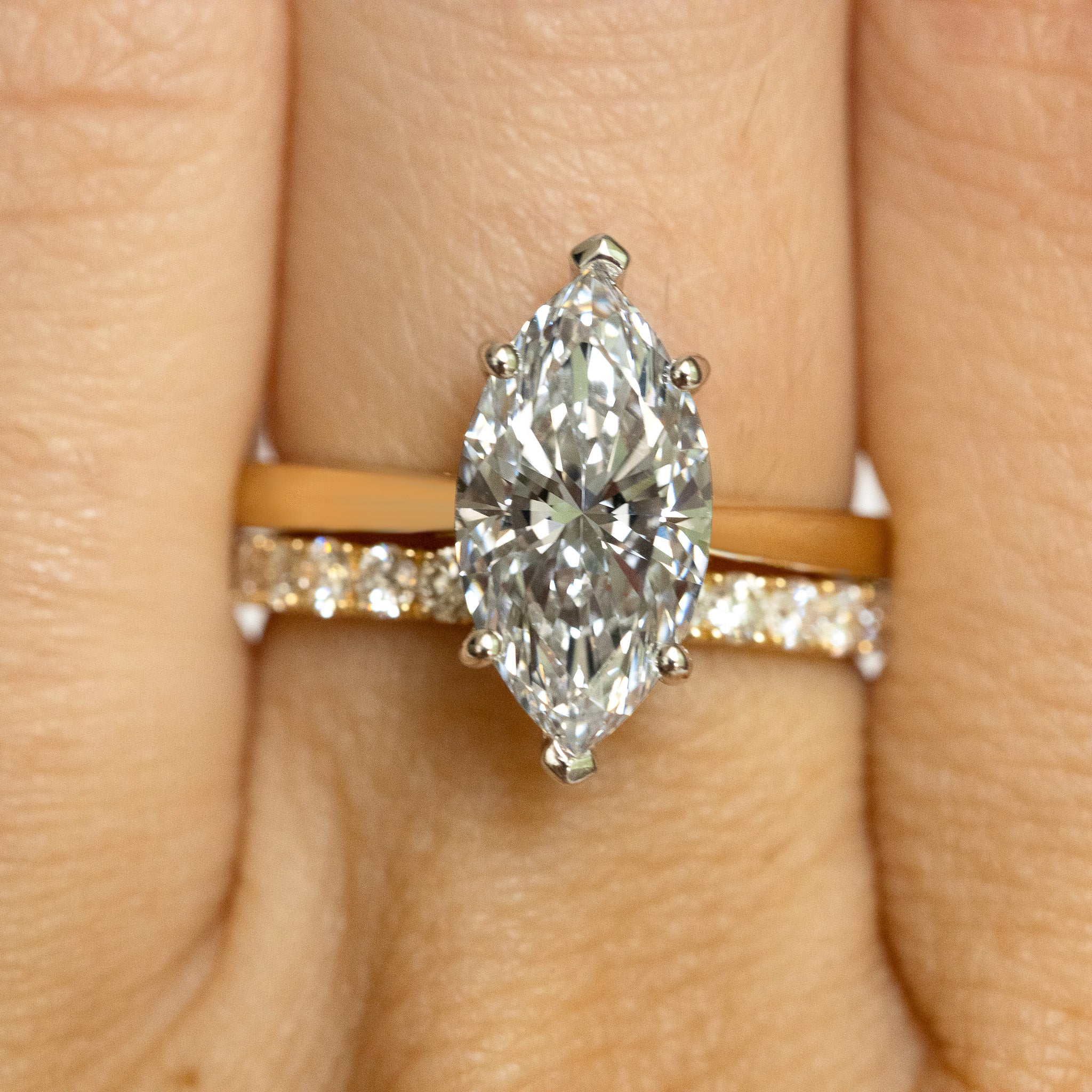 Zipporah Marquise Shape Engagement Ring