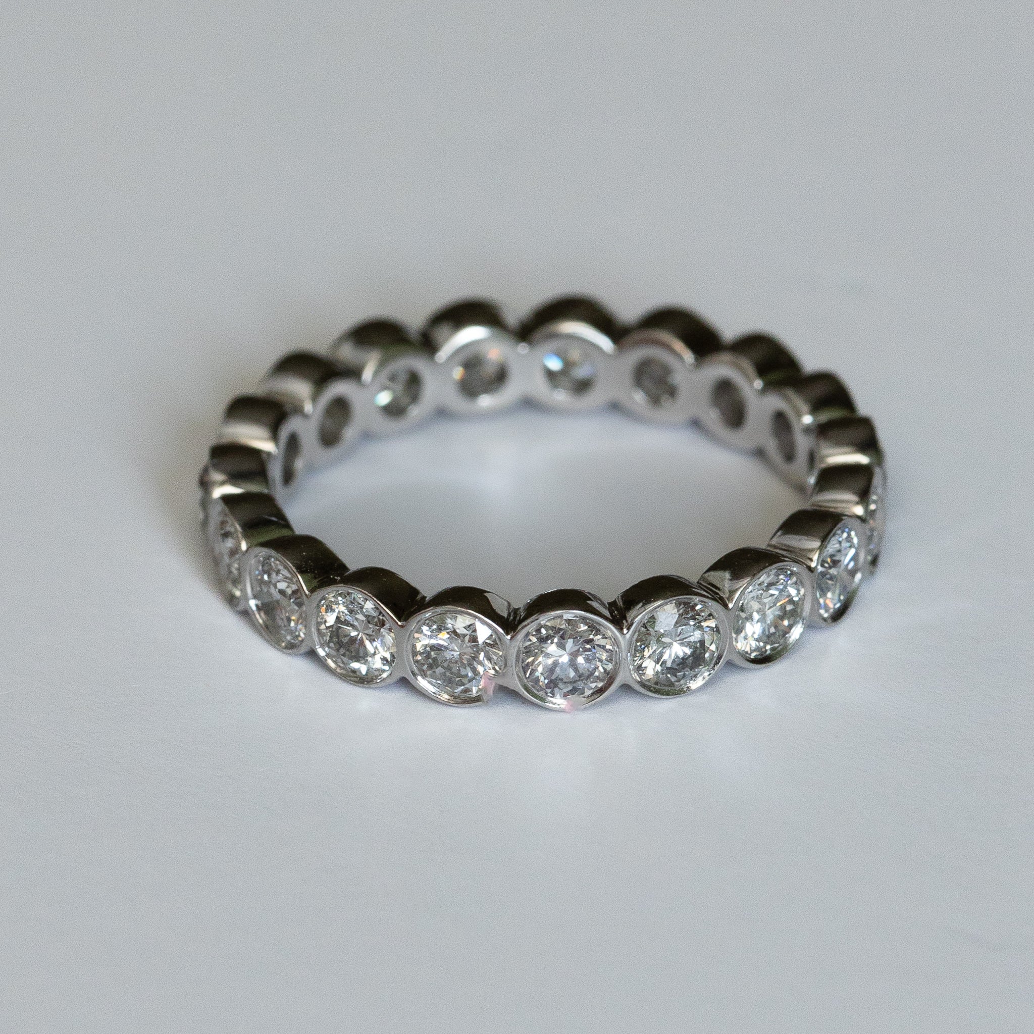 Eternity Brilliant Bezel Diamond Band