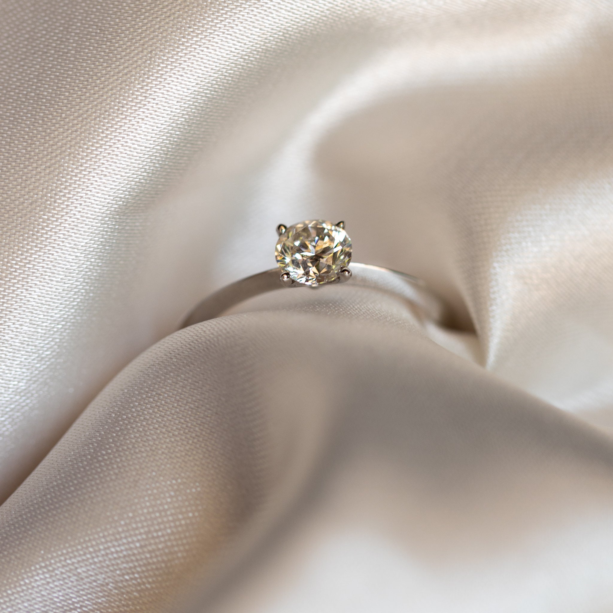 Julie Round Brilliant Cut Engagement Ring