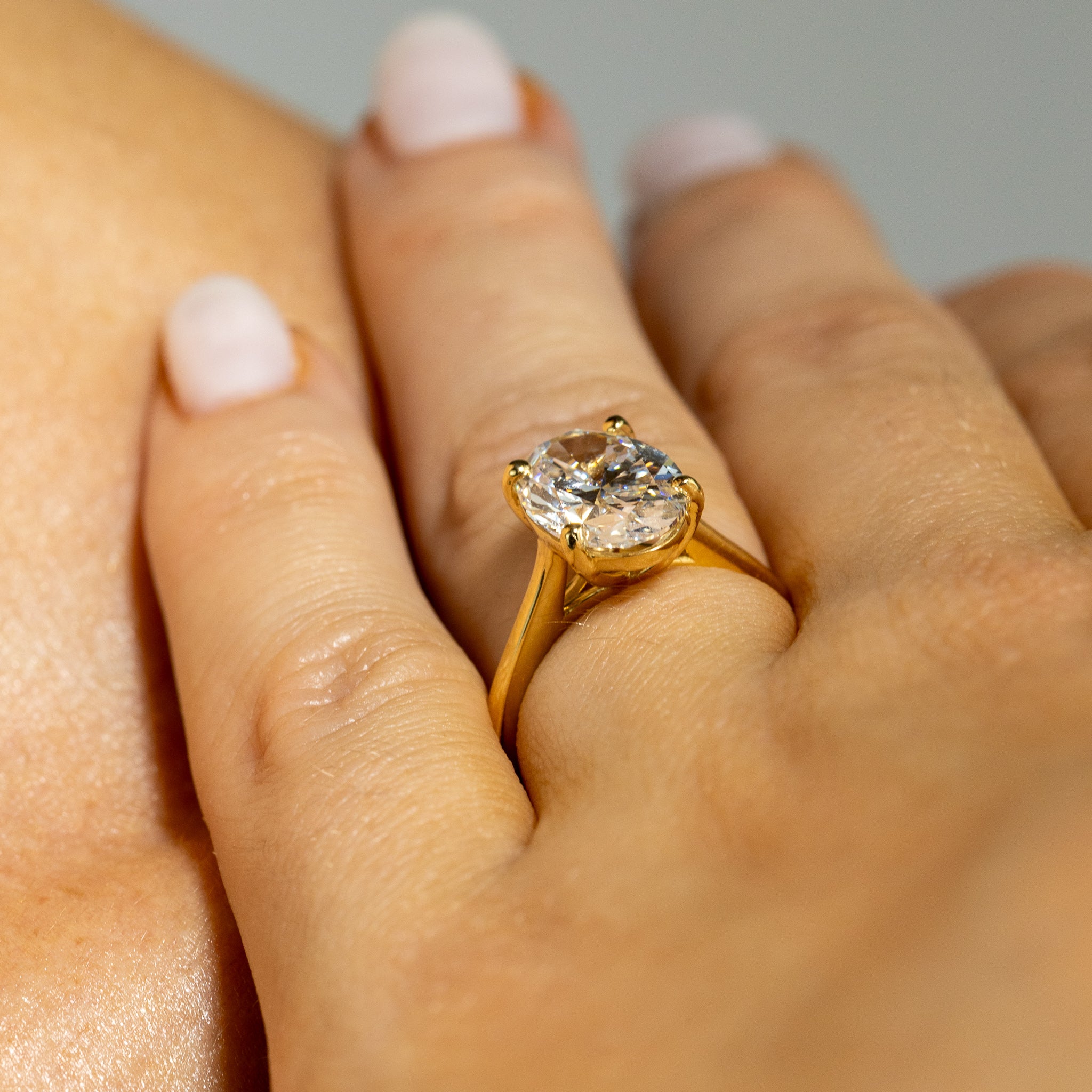 Mary Oval Cut Solitaire Engagement Ring