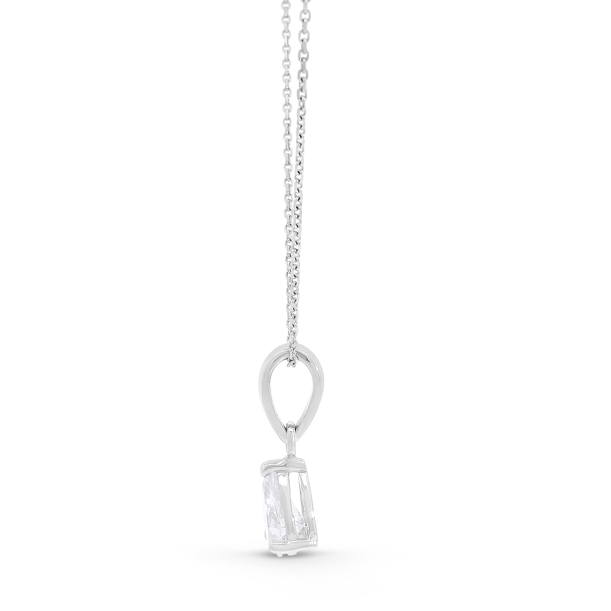 Pear Shape Diamond Pendant (0.6tcw)