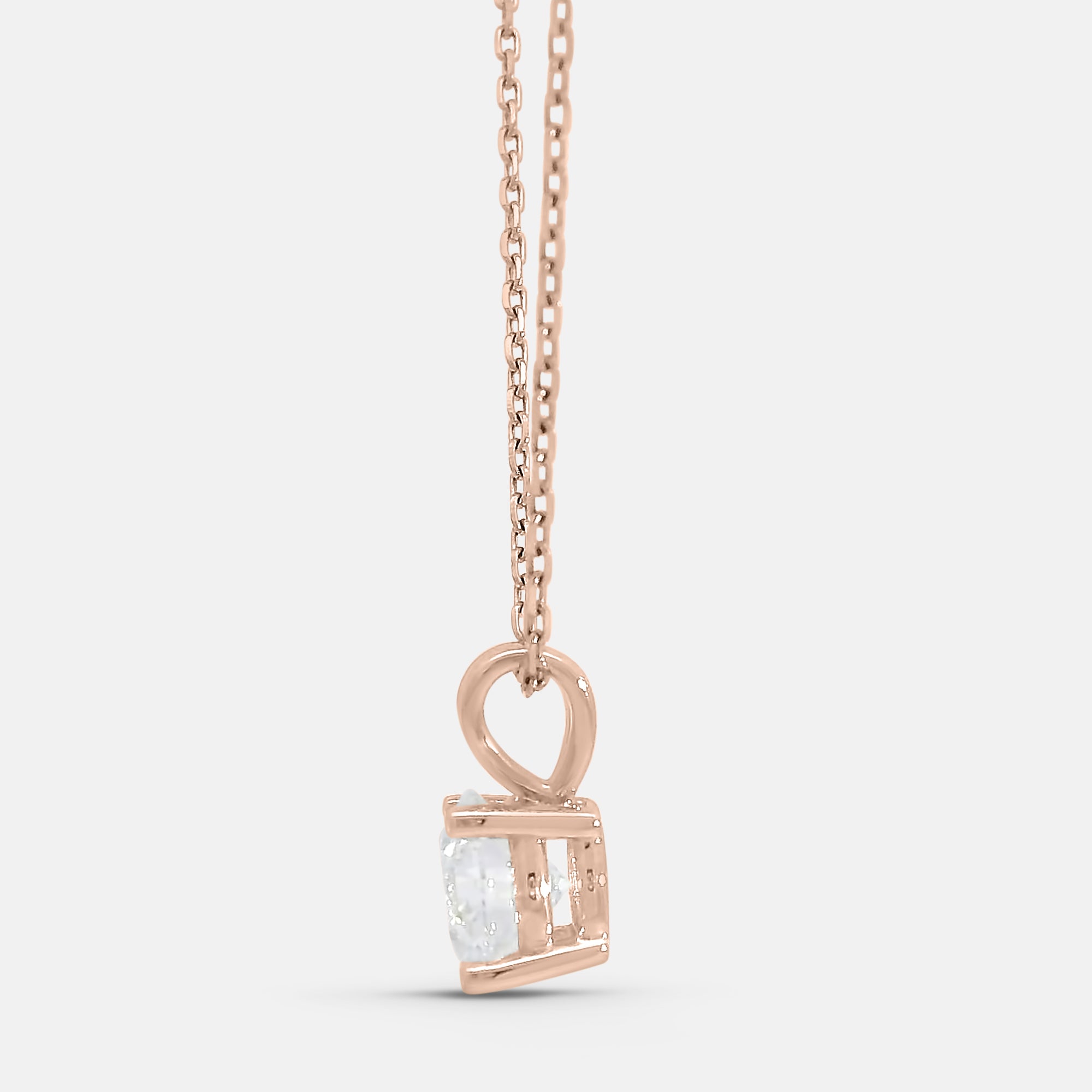 Brilliant/ Round Solitaire Pendant w/ Chain (1tcw)