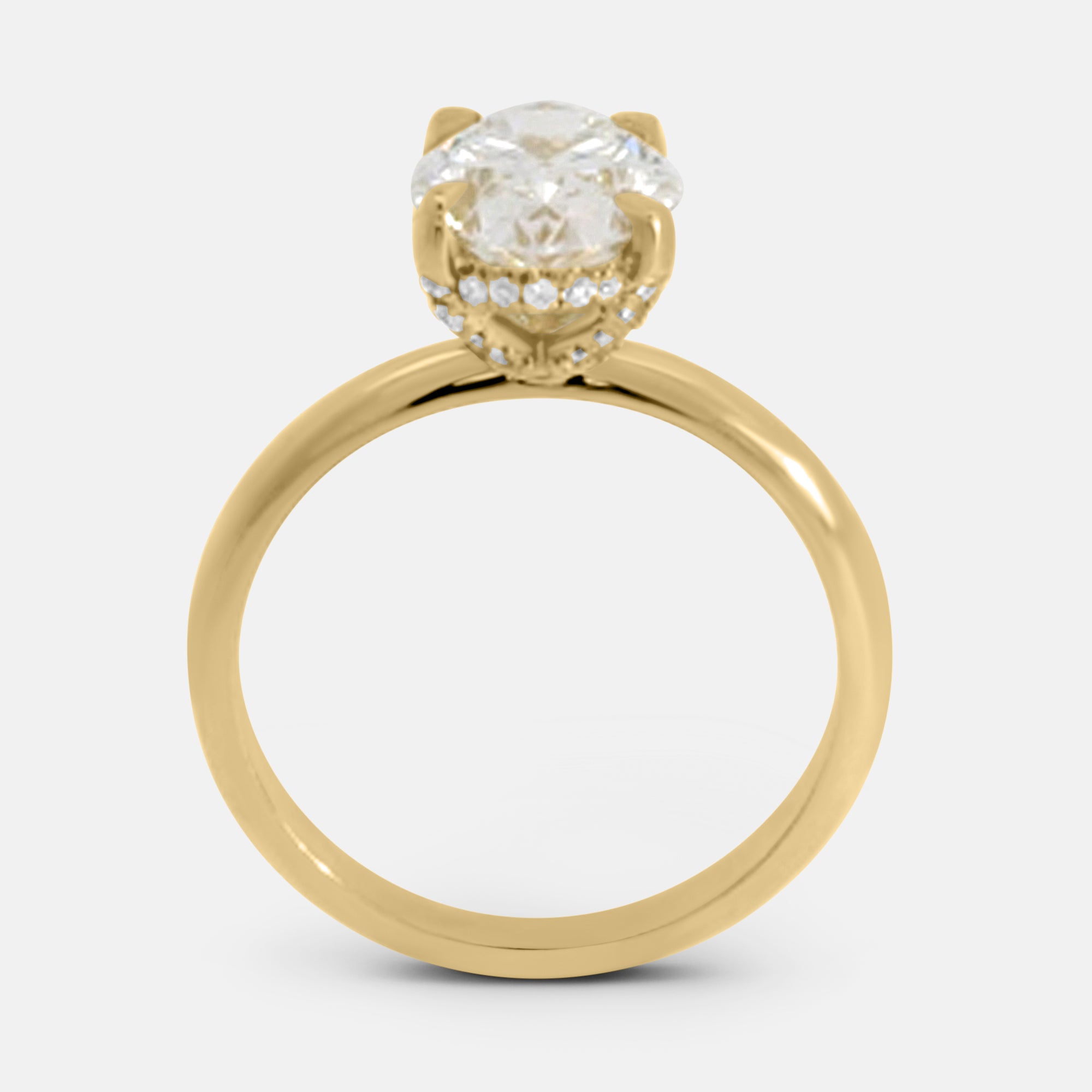 Elise Oval Cut Engagement Ring