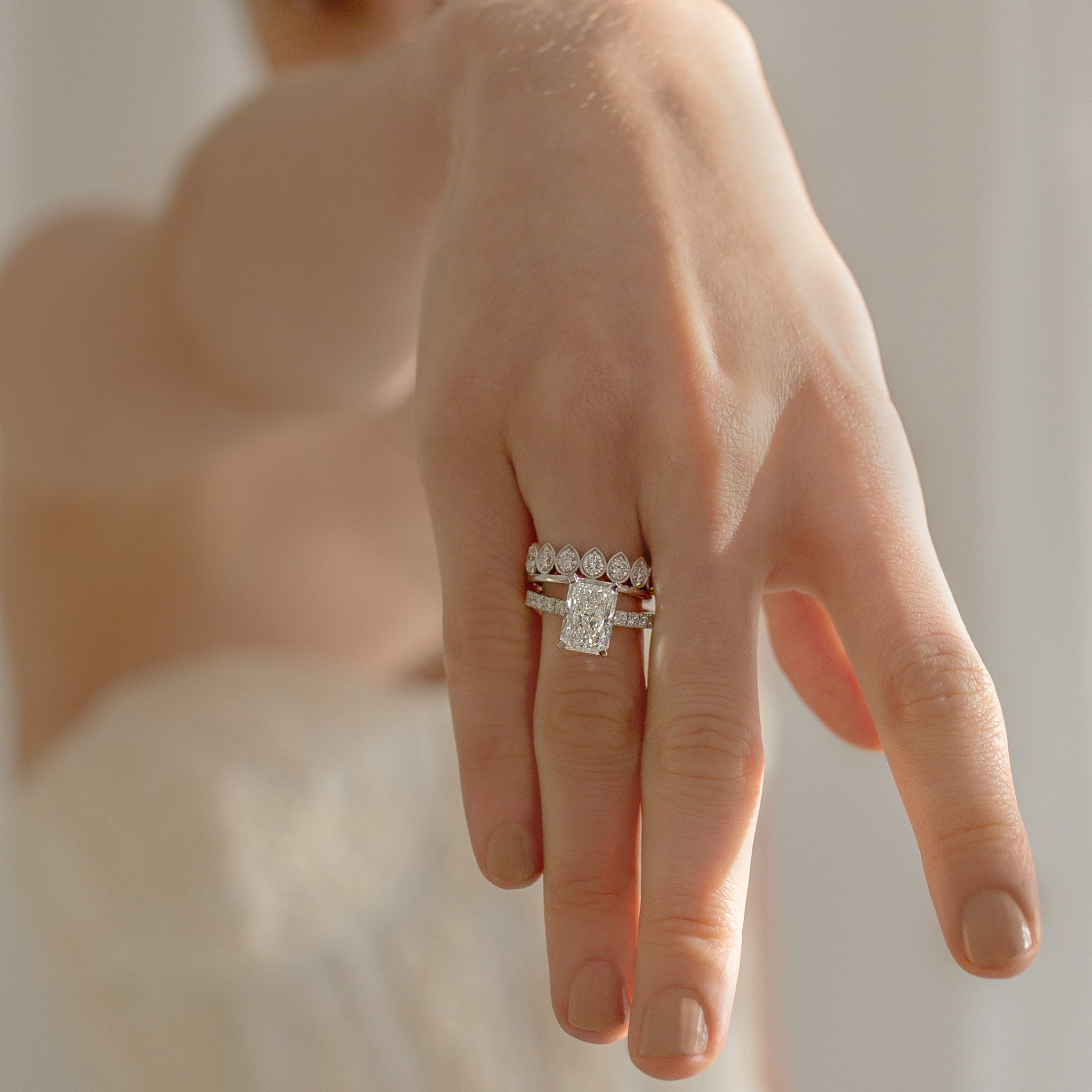 Alana Radiant Cut Engagement Ring
