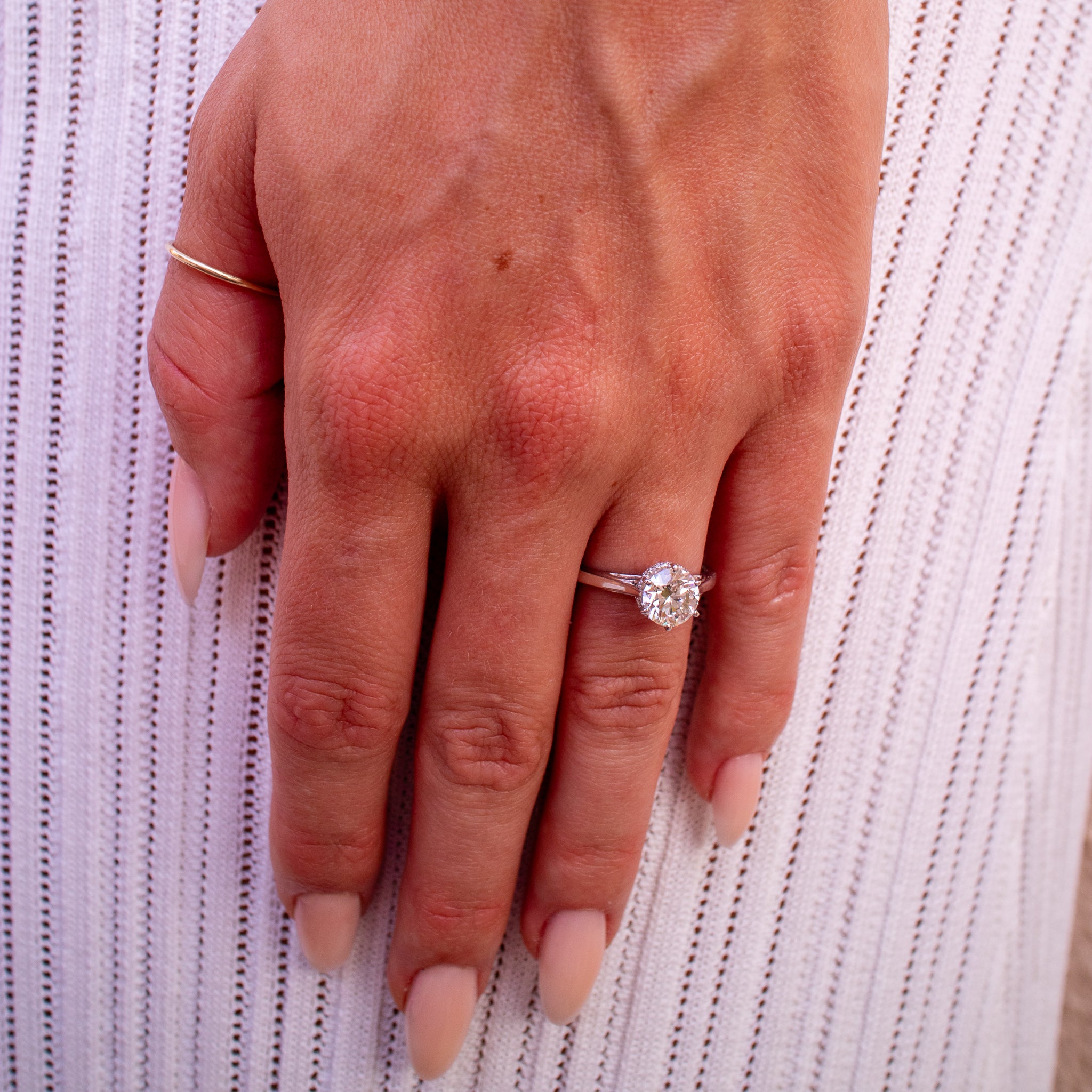 Rebecca Brilliant Cut Engagement Ring