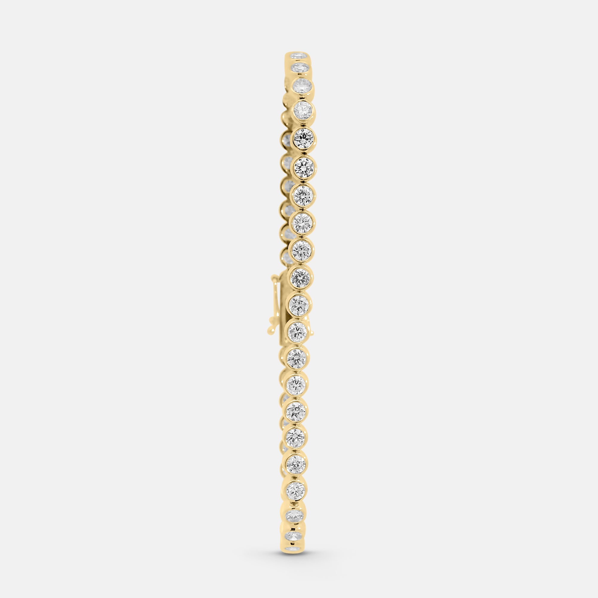 Brilliant Round Bezel Tennis Bracelet