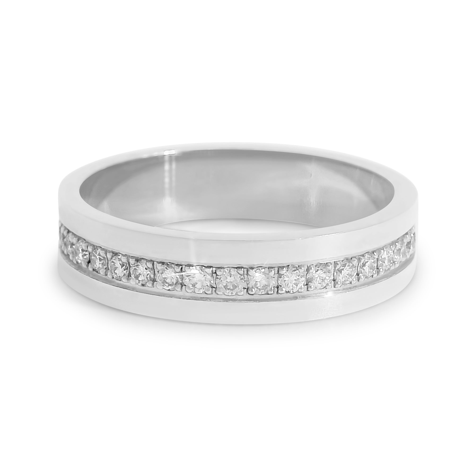 5mm Cigar Band w/ Diamonds