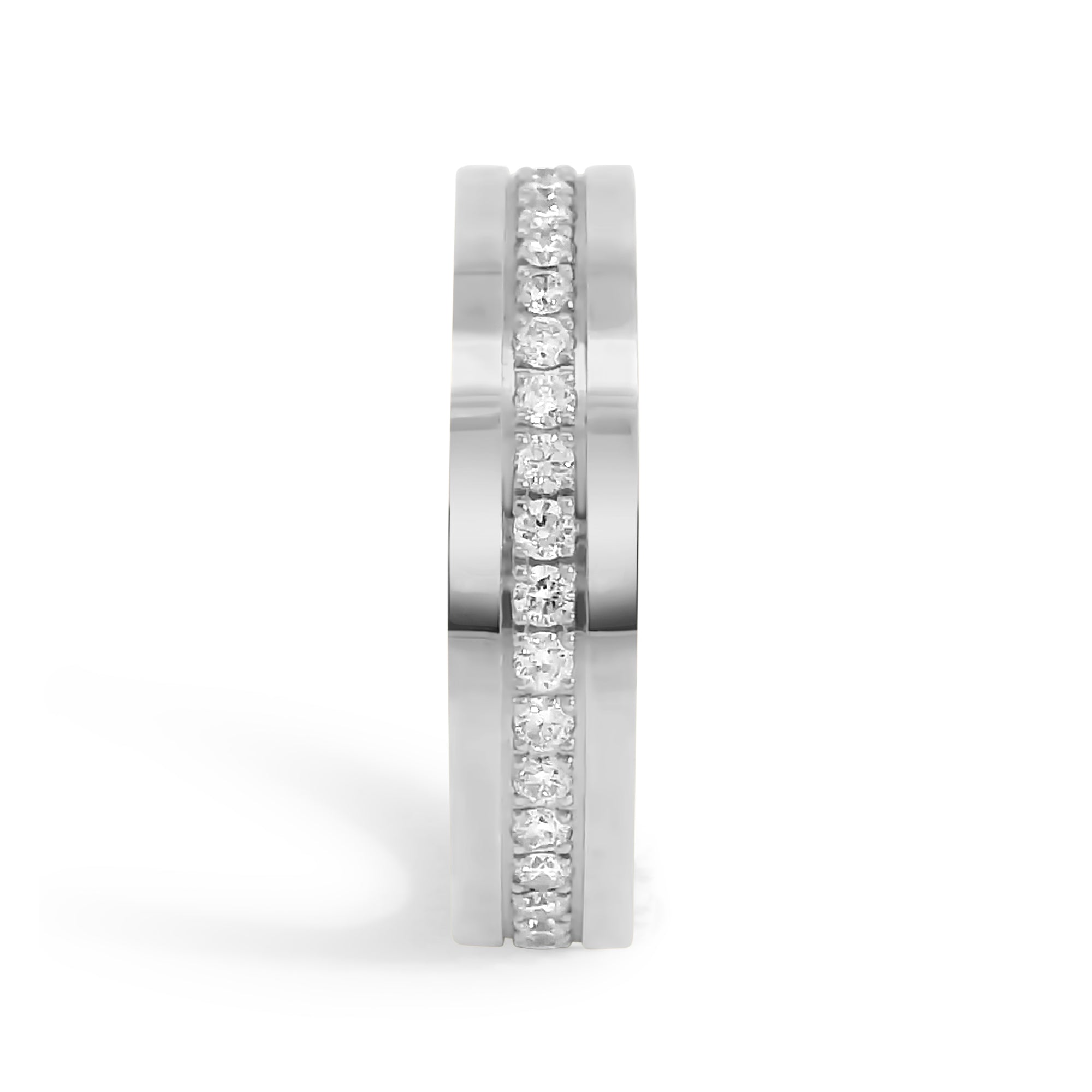 5mm Cigar Band w/ Diamonds