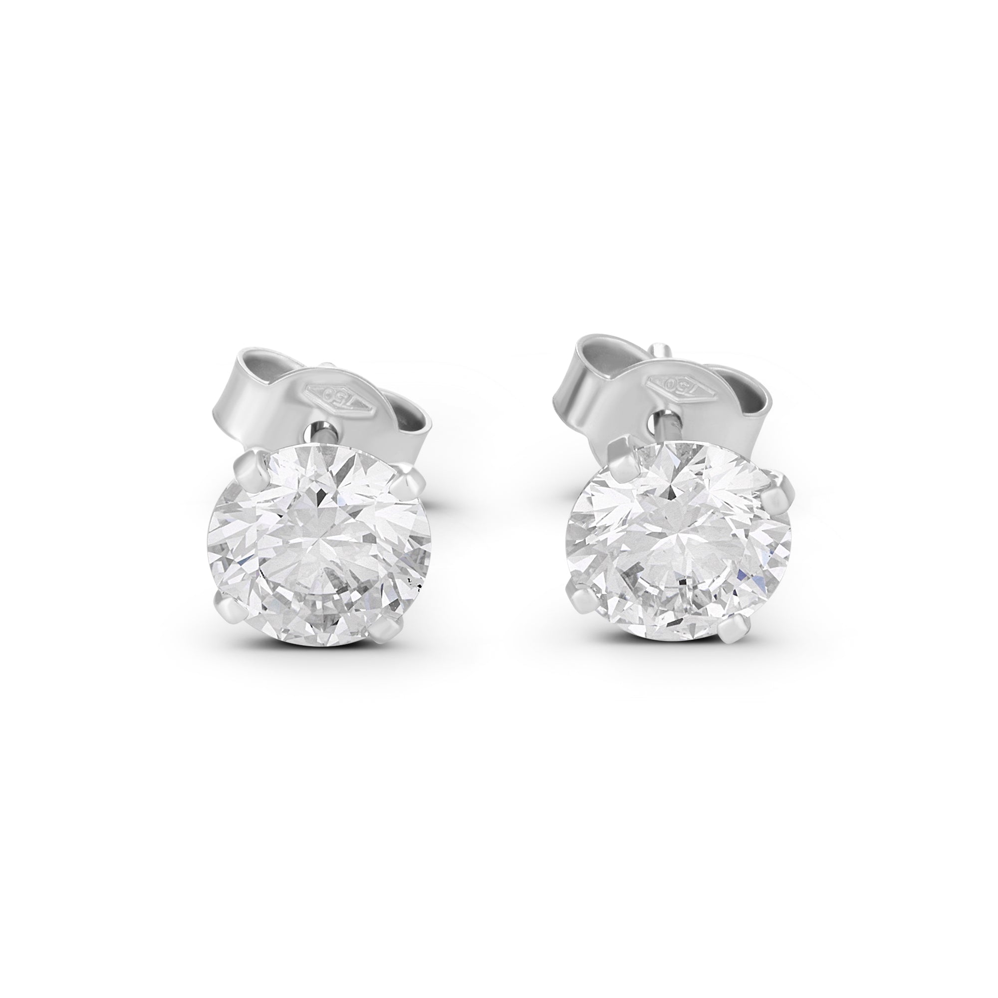 Diamond Stud Earrings 3tcw