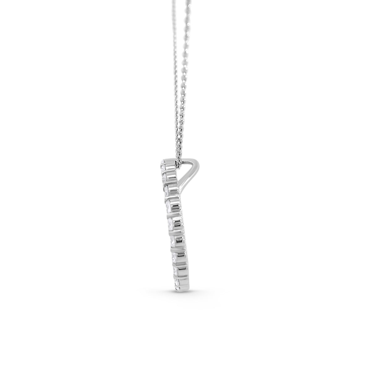 Eternity Circle Diamond Pendant w/ Chain (0.9tcw)
