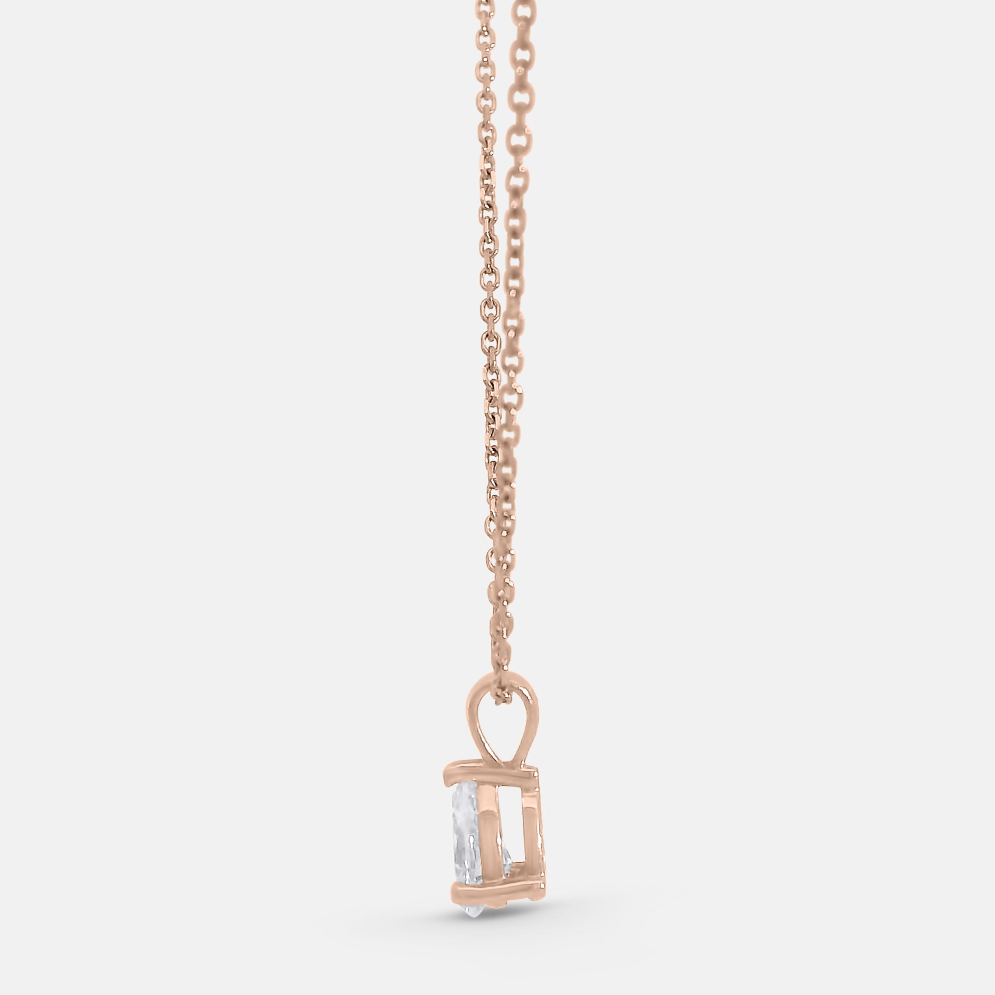 Pear Shape Diamond Pendant (0.25tcw)