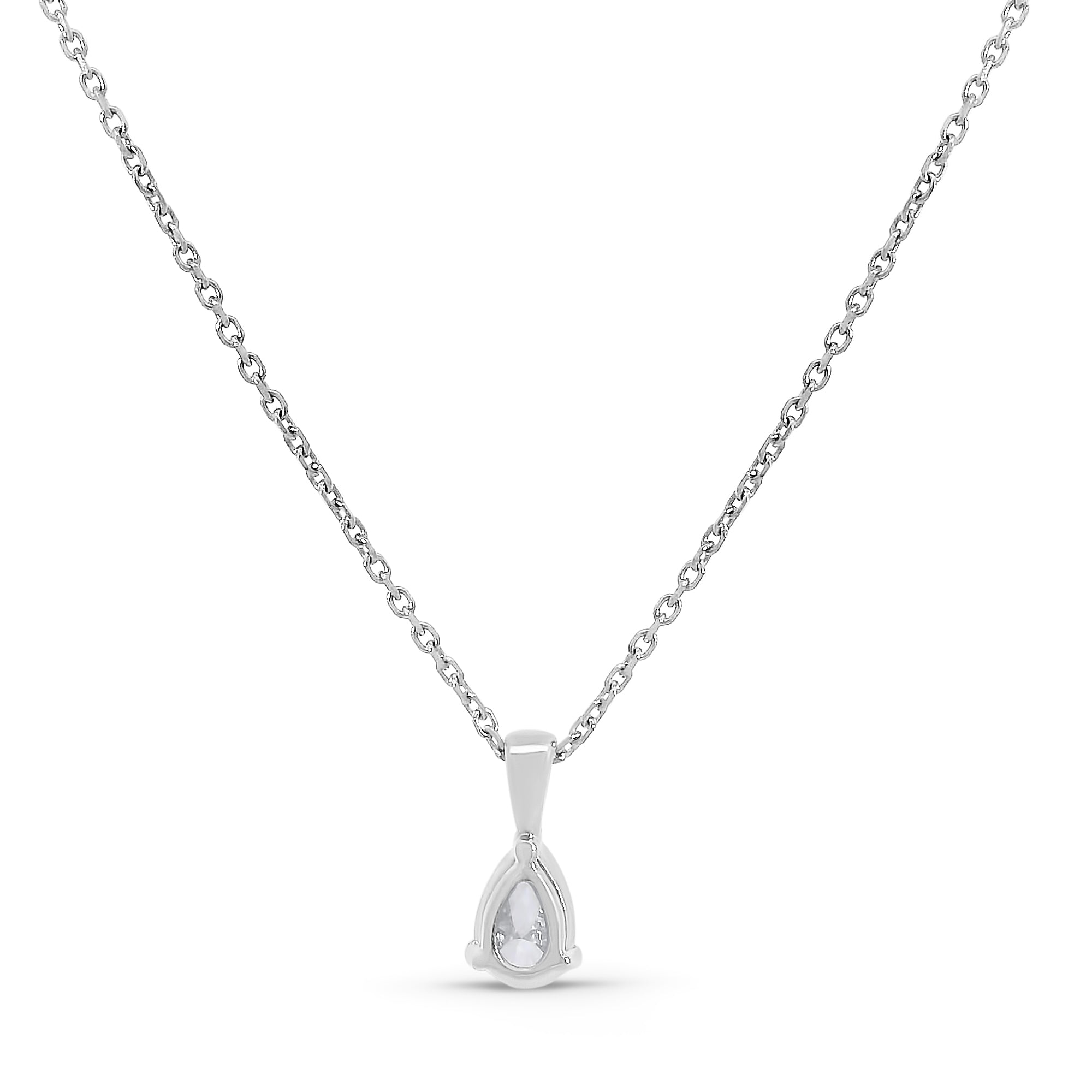Pear Shape Diamond Pendant (0.25tcw)