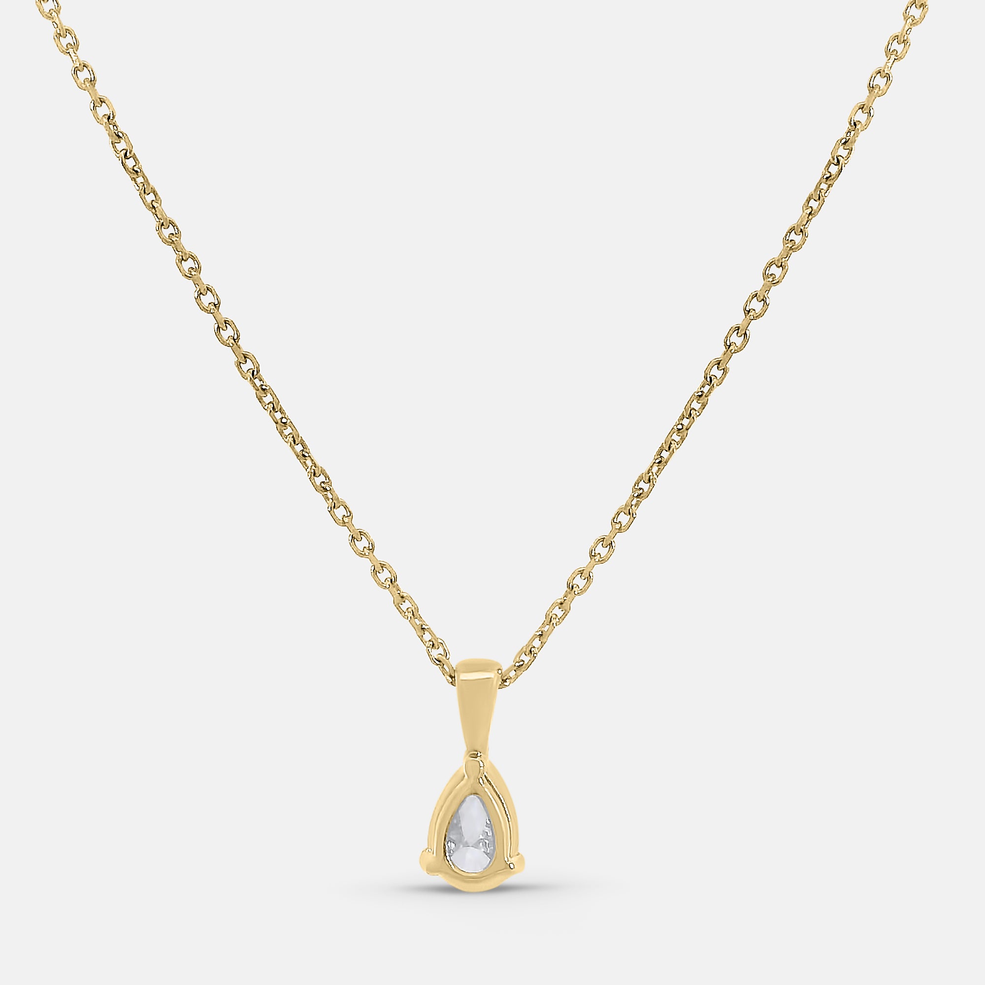 Pear Shape Diamond Pendant (0.25tcw)