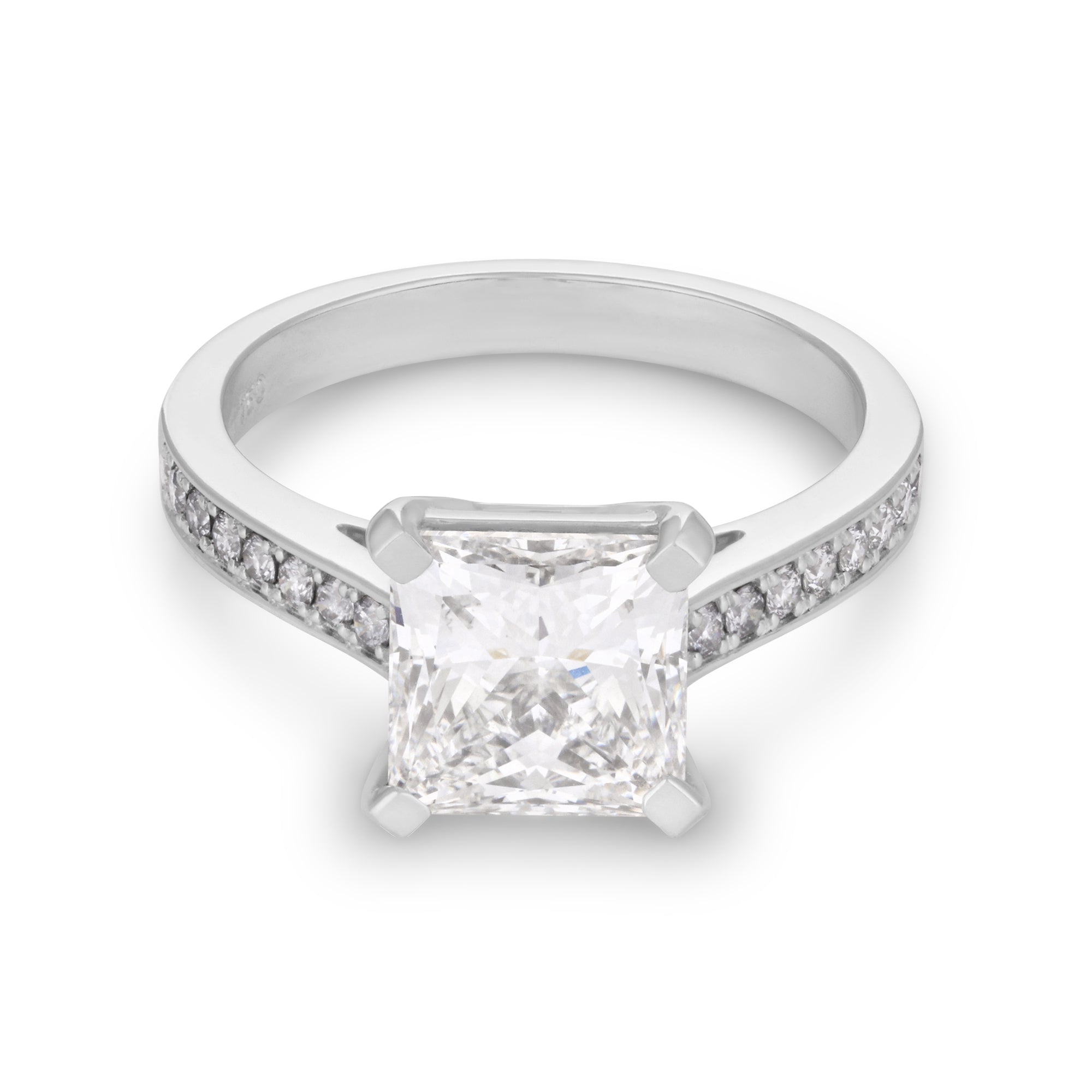 Ruth Princess Cut Engagement Ring