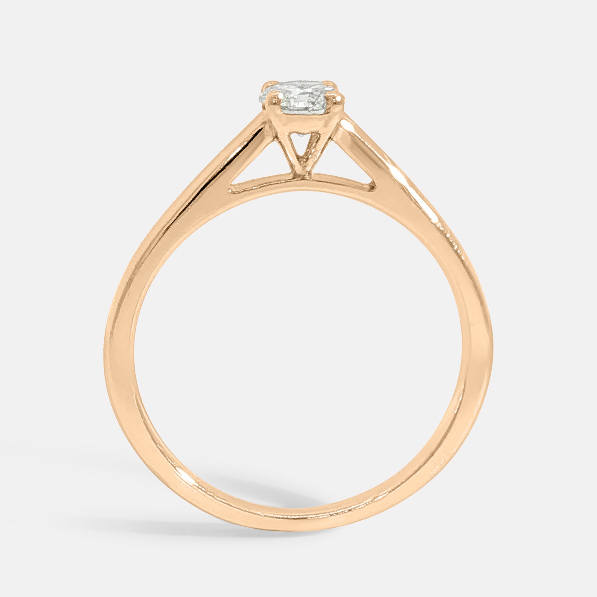 Joy Round Brilliant Cut Engagement Ring