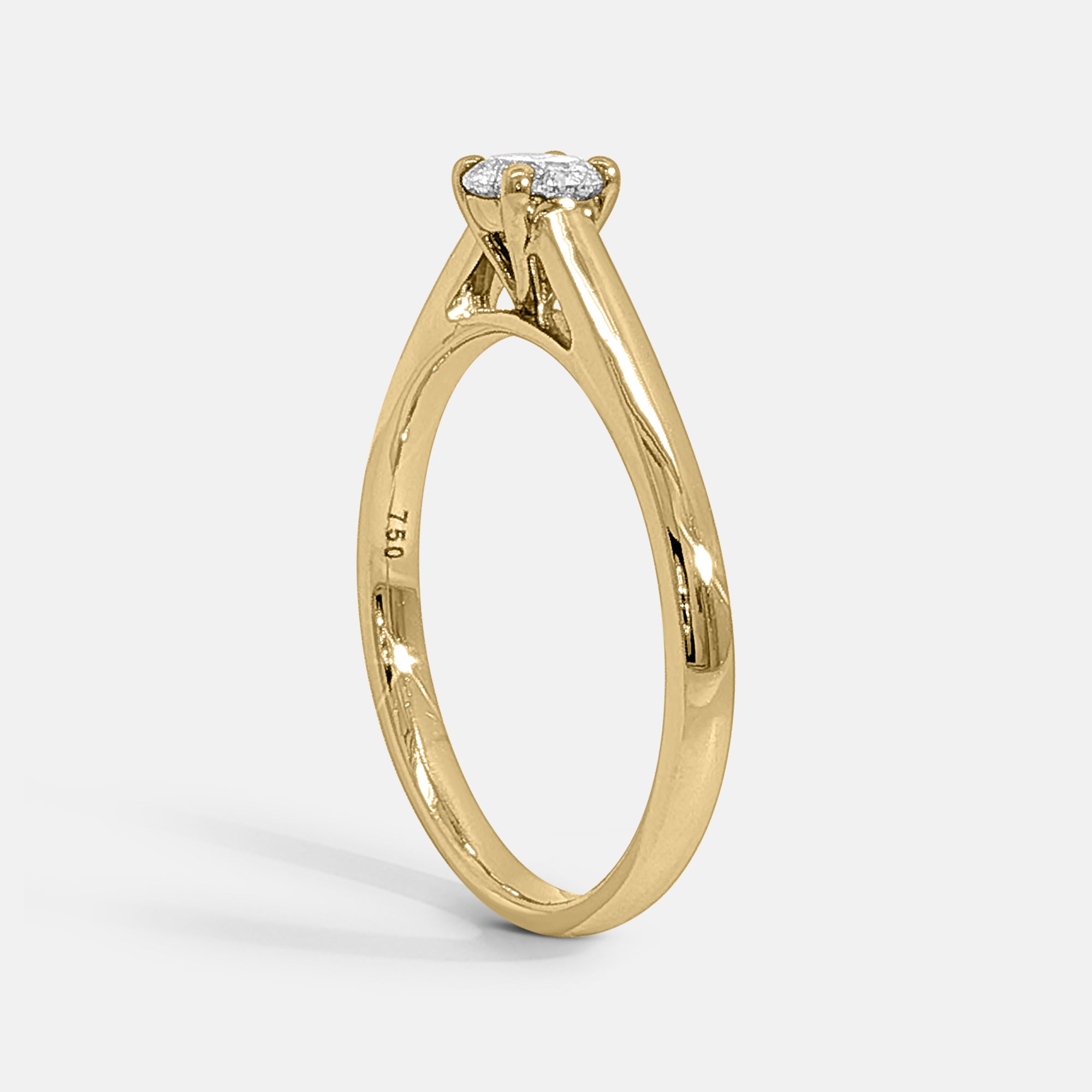 Joy Round Brilliant Cut Engagement Ring