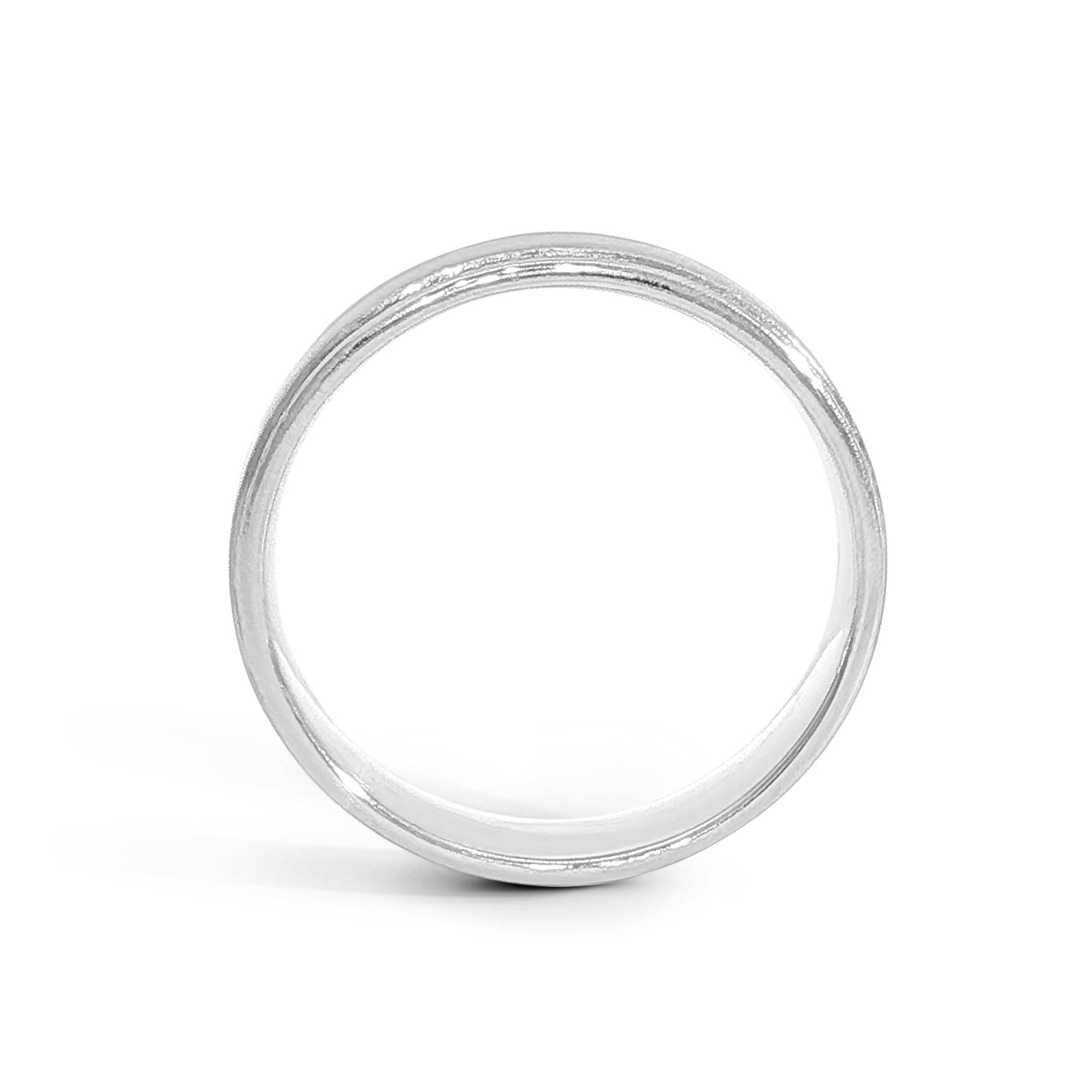 Brushed Channel Wedding Band