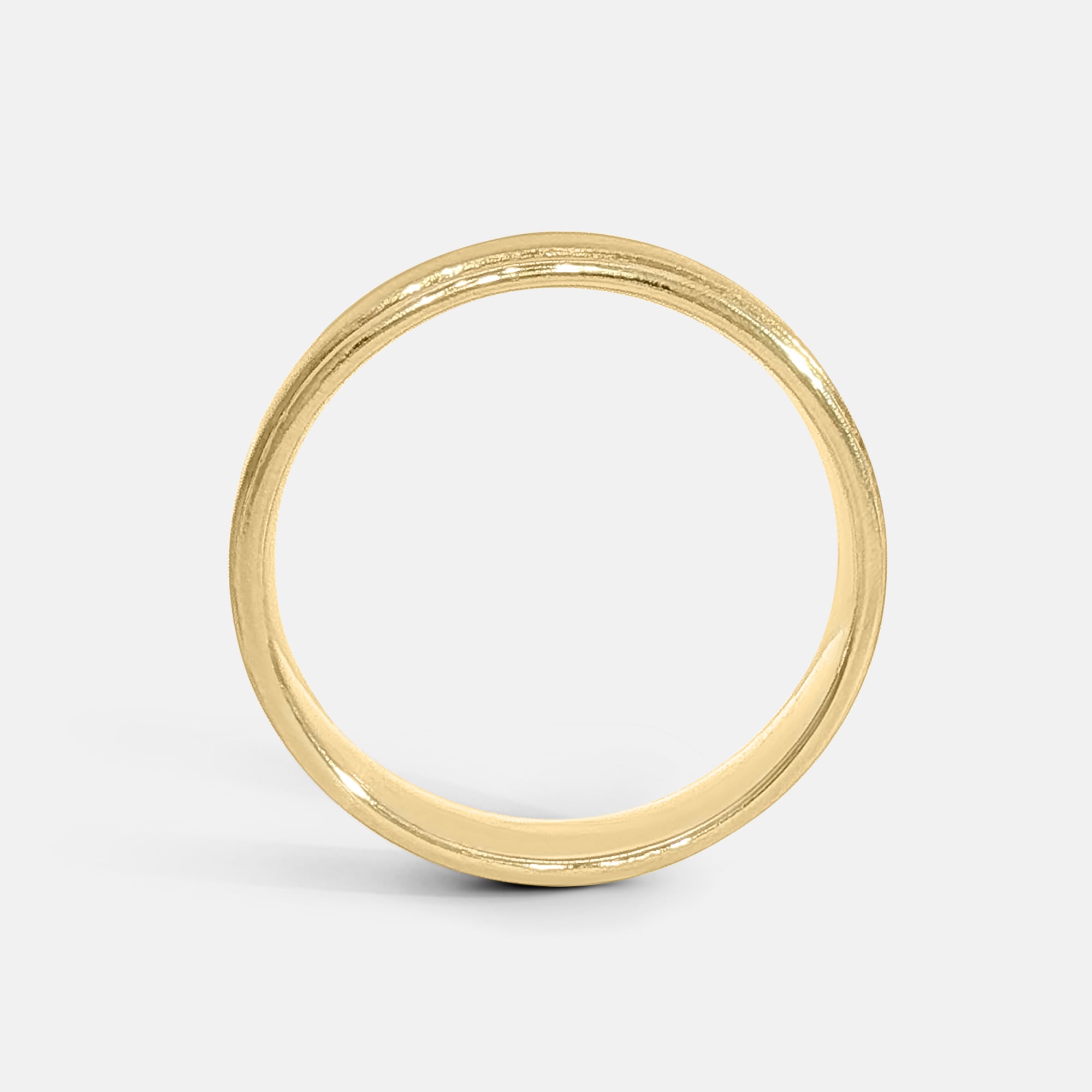 Brushed Channel Wedding Band