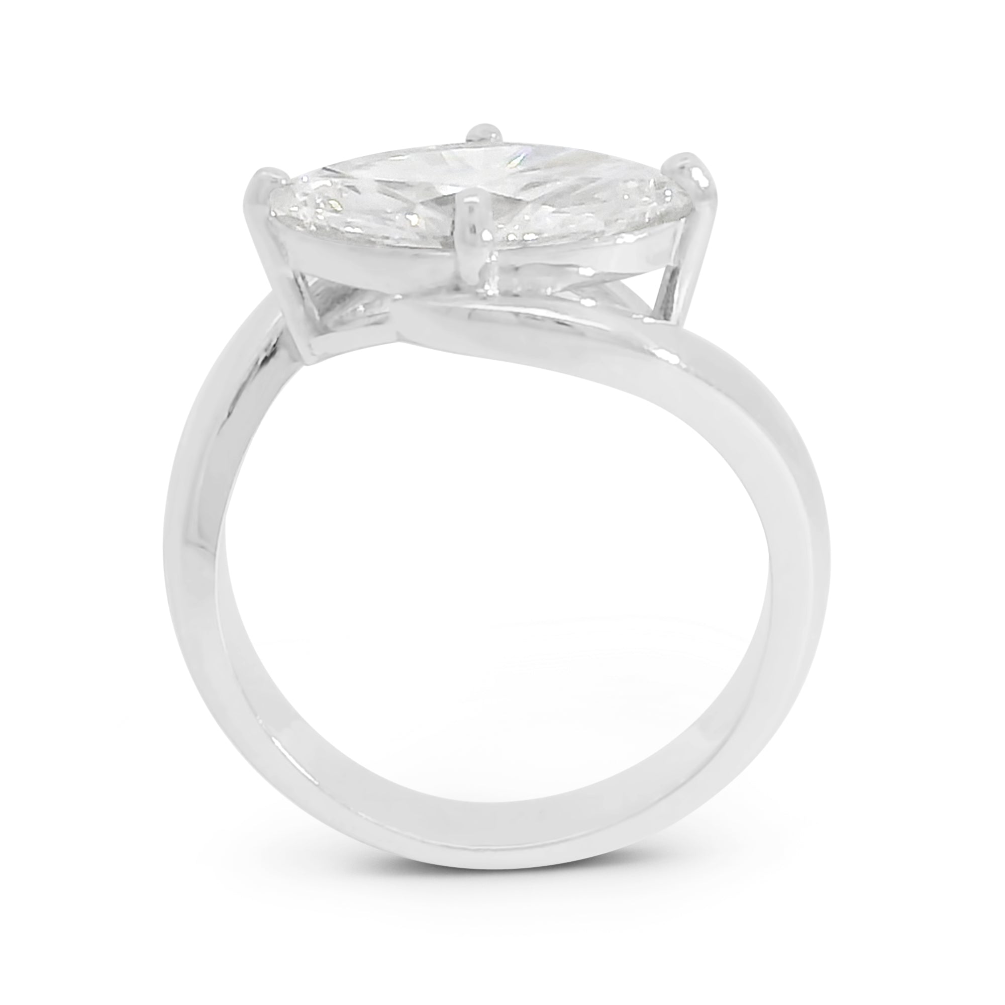 Peace Marquise Engagement Ring