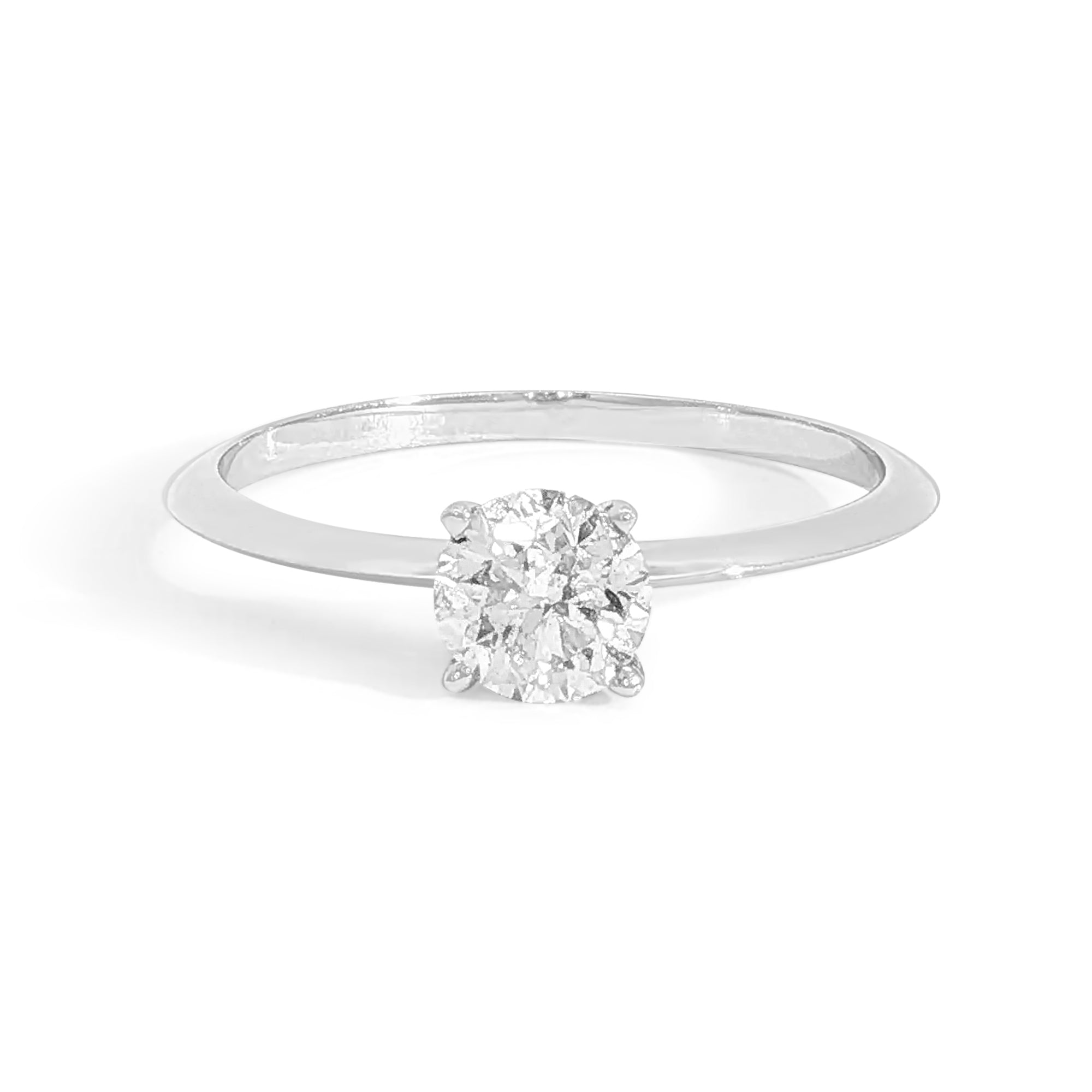 Julie Round Brilliant Cut Engagement Ring
