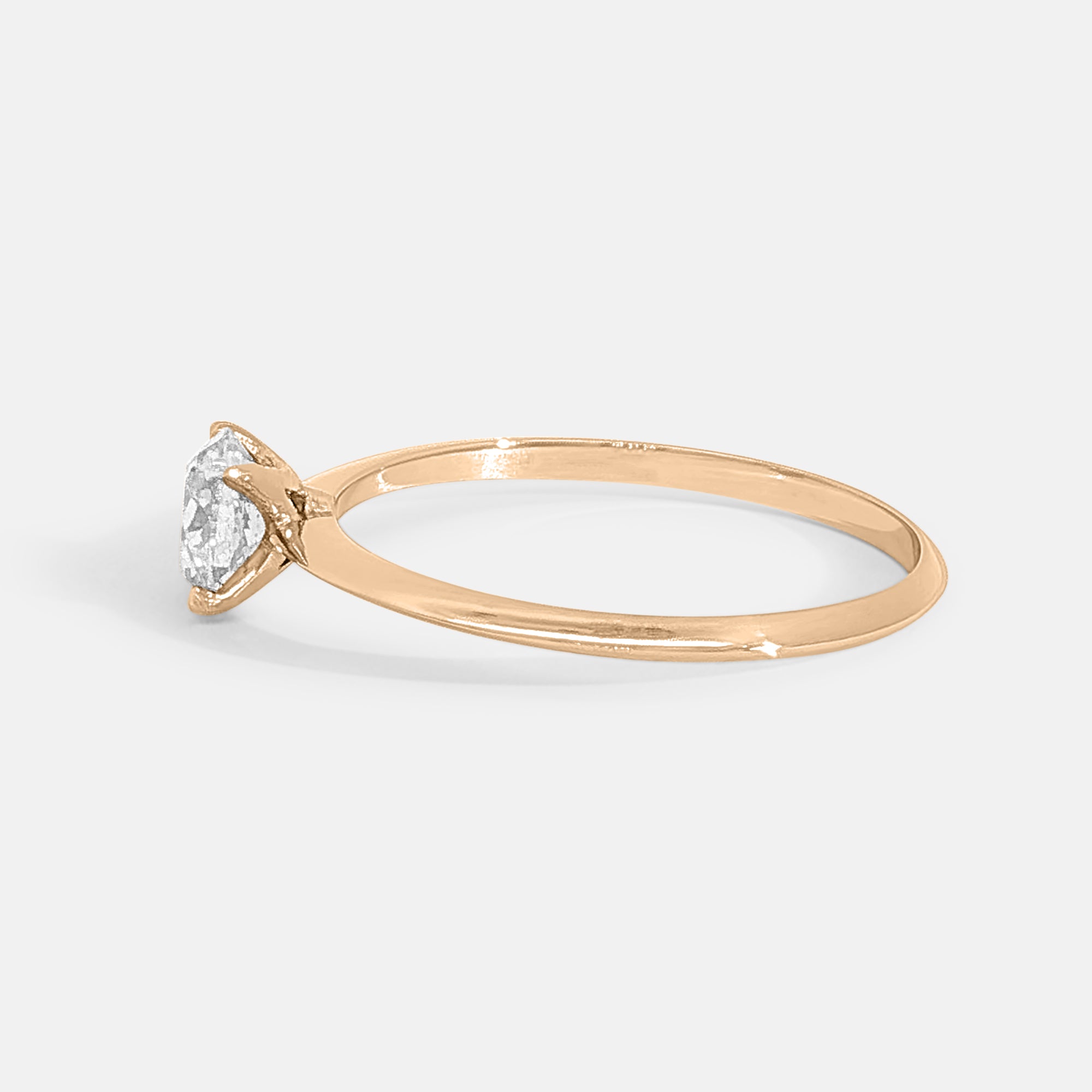 Julie Round Brilliant Cut Engagement Ring