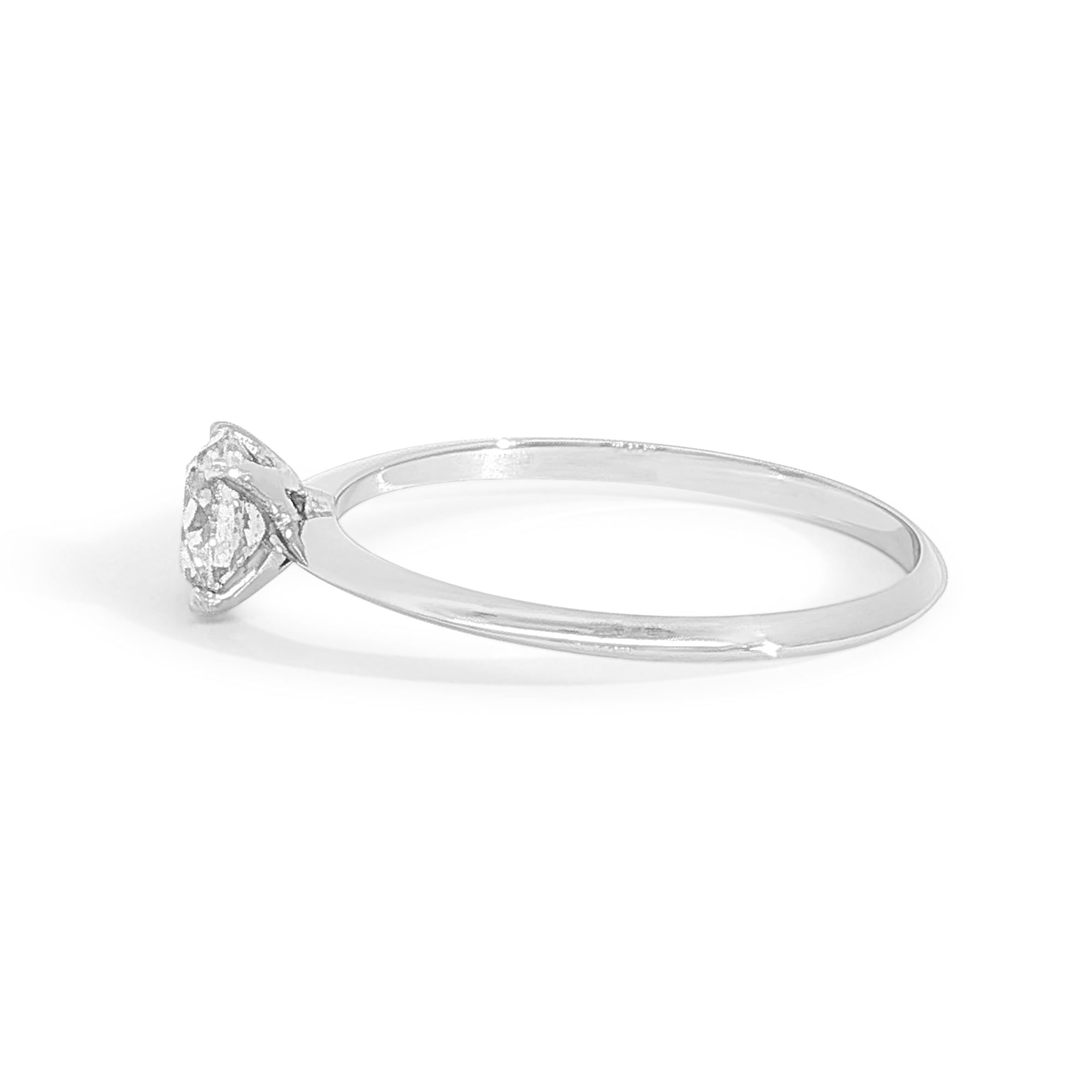 Julie Round Brilliant Cut Engagement Ring