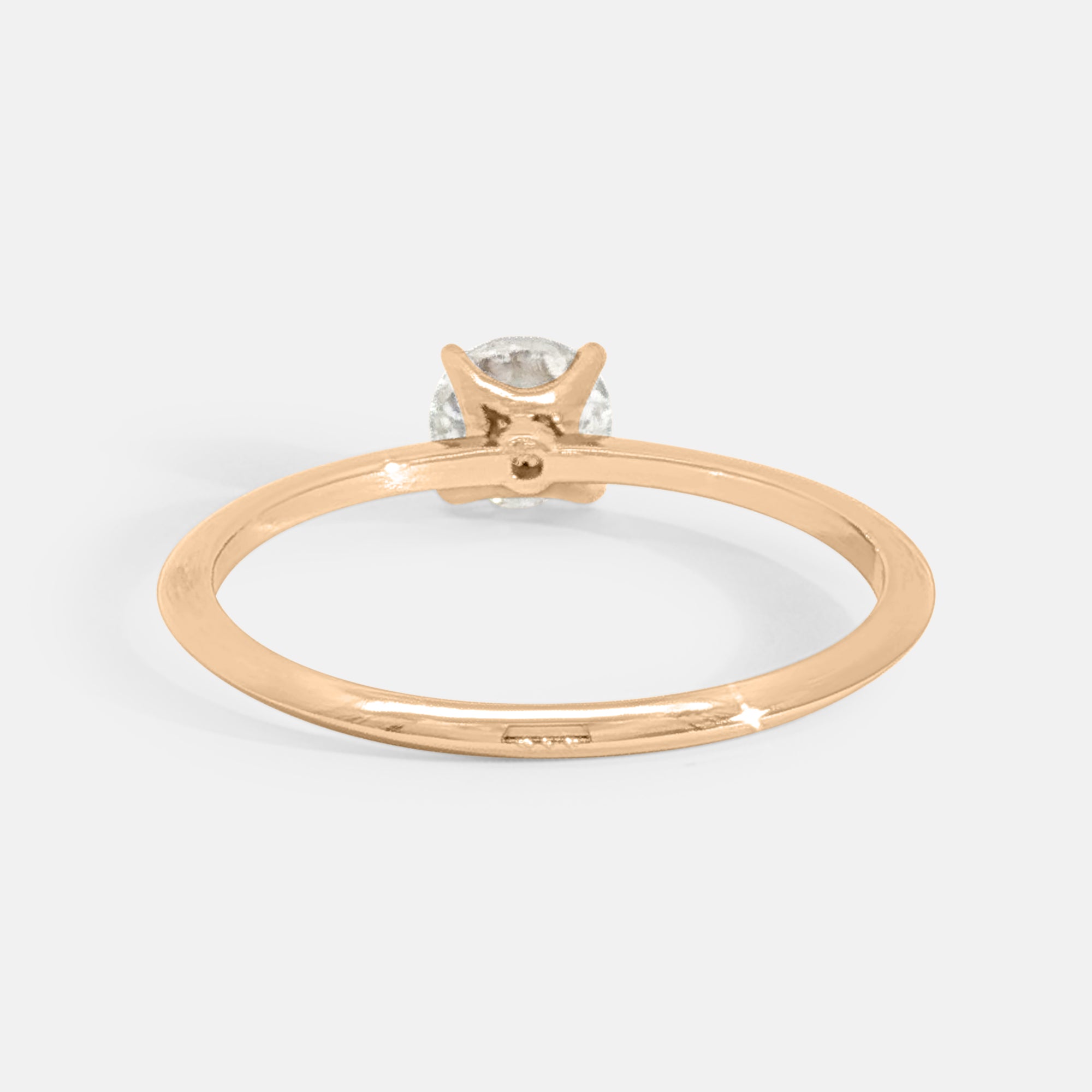 Julie Round Brilliant Cut Engagement Ring