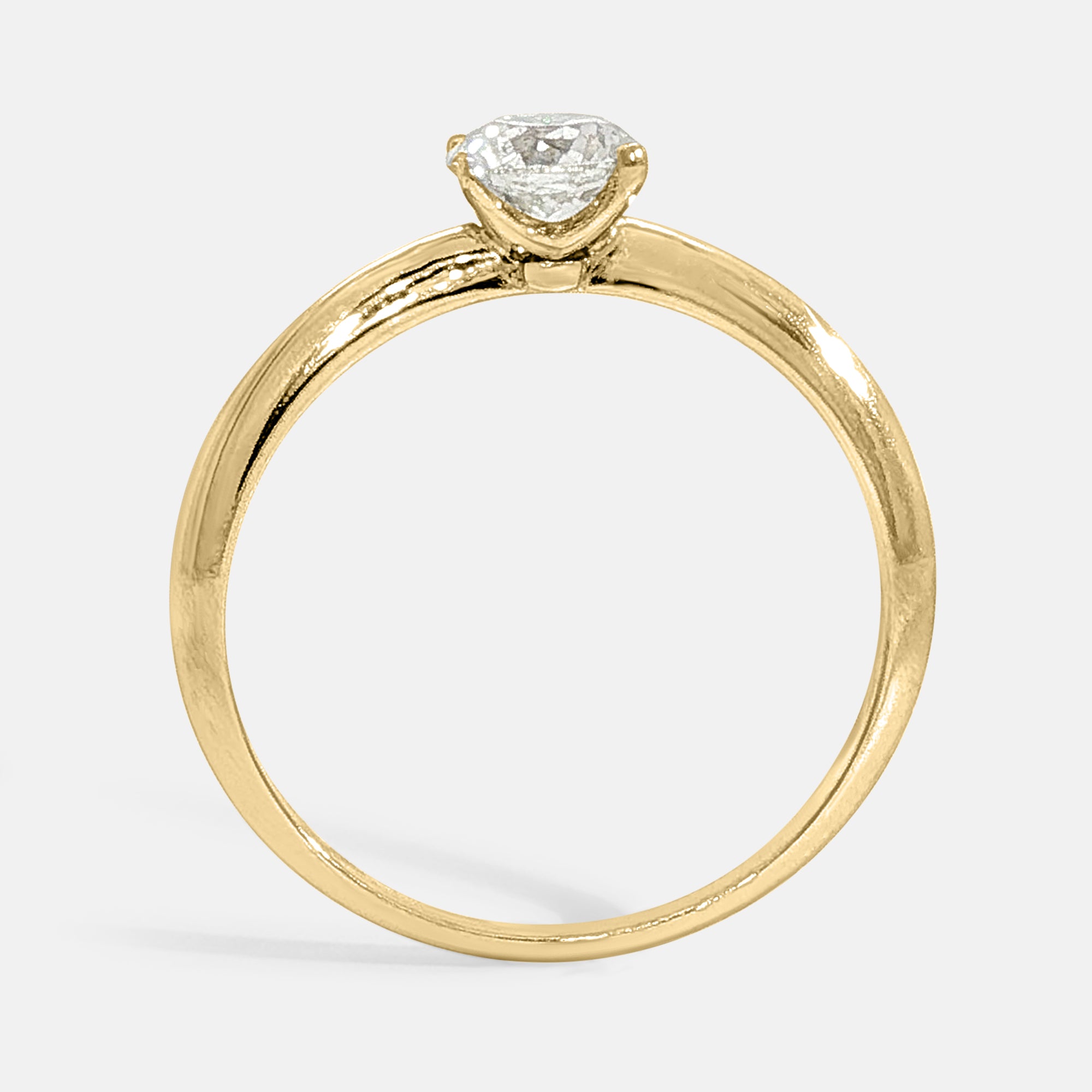 Julie Round Brilliant Cut Engagement Ring
