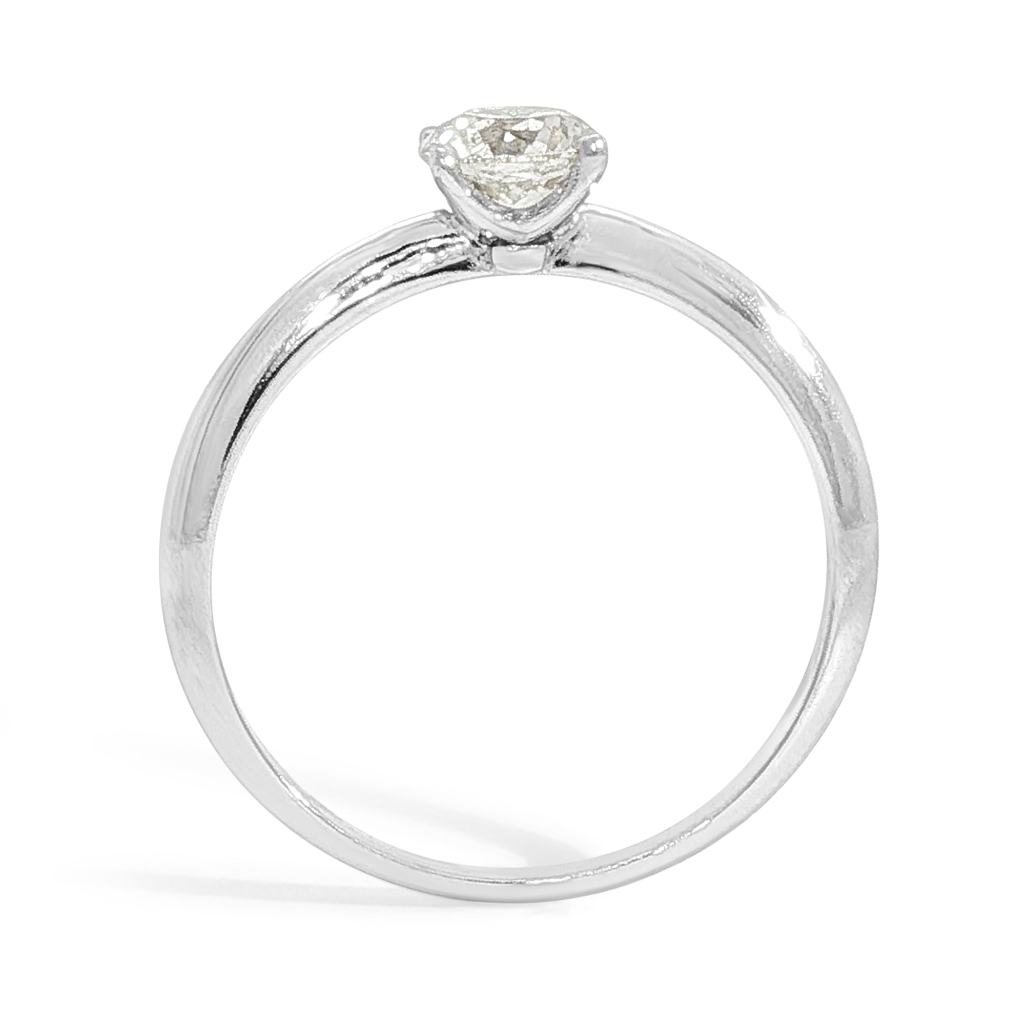 Julie Round Brilliant Cut Engagement Ring