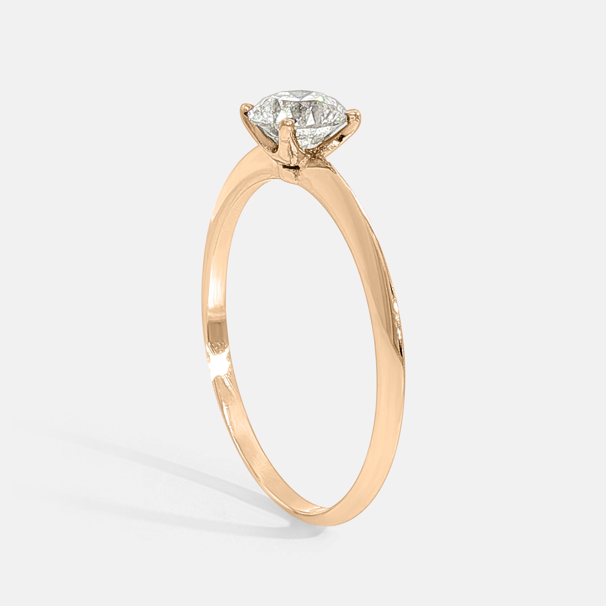 Julie Round Brilliant Cut Engagement Ring