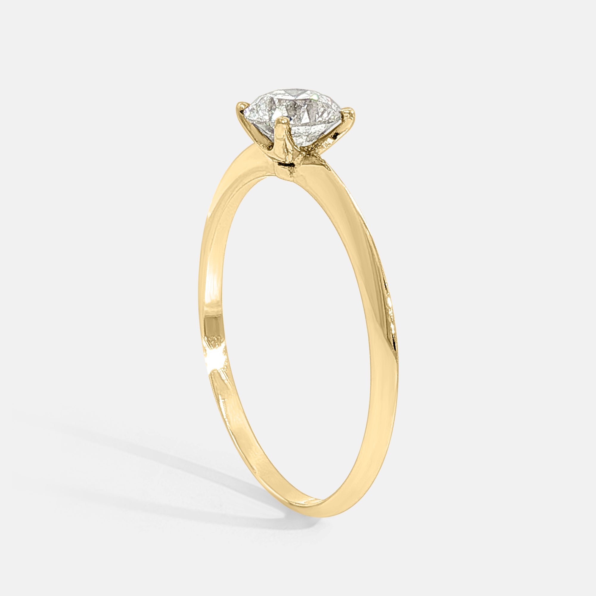 Julie Round Brilliant Cut Engagement Ring