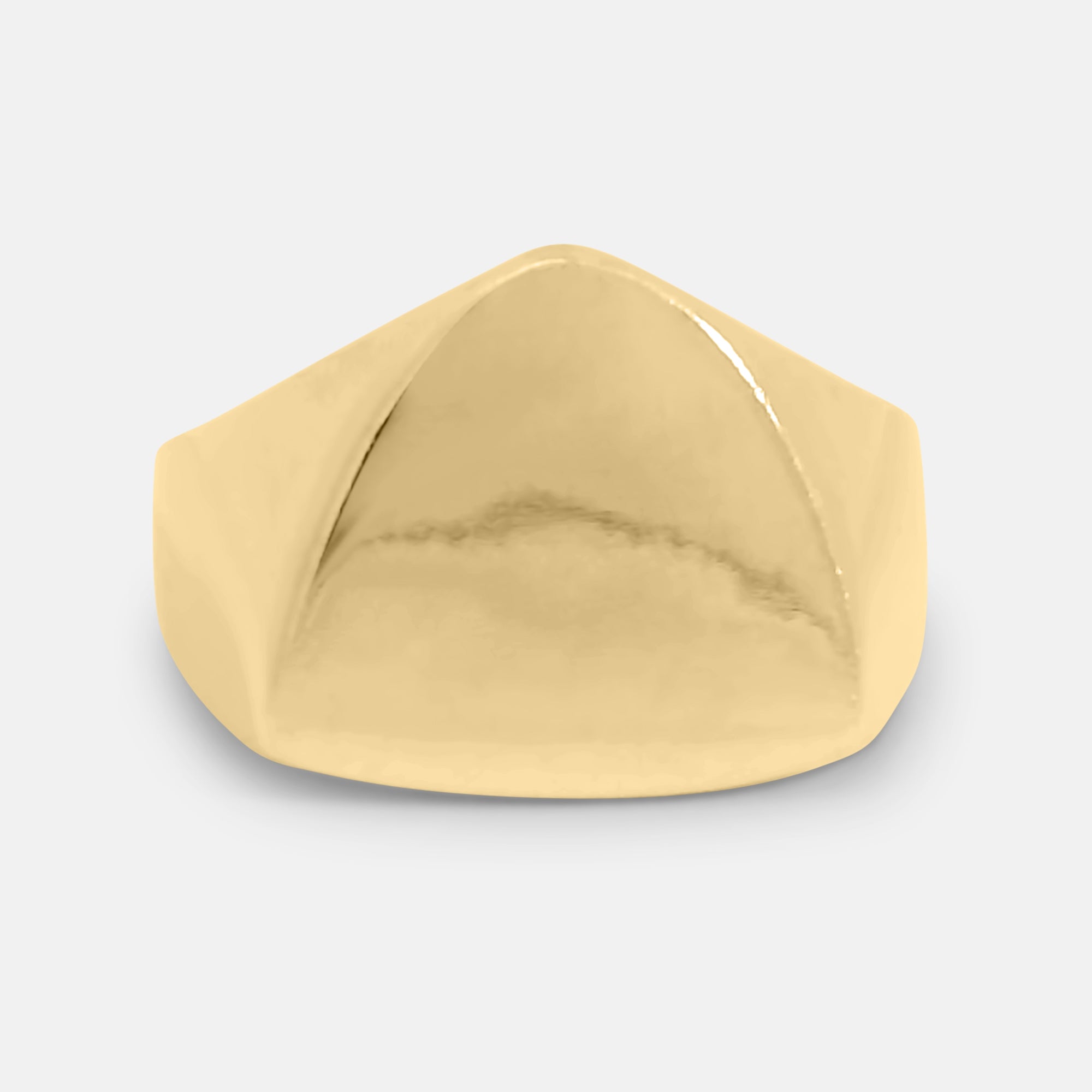 Tri Solid Signet Ring