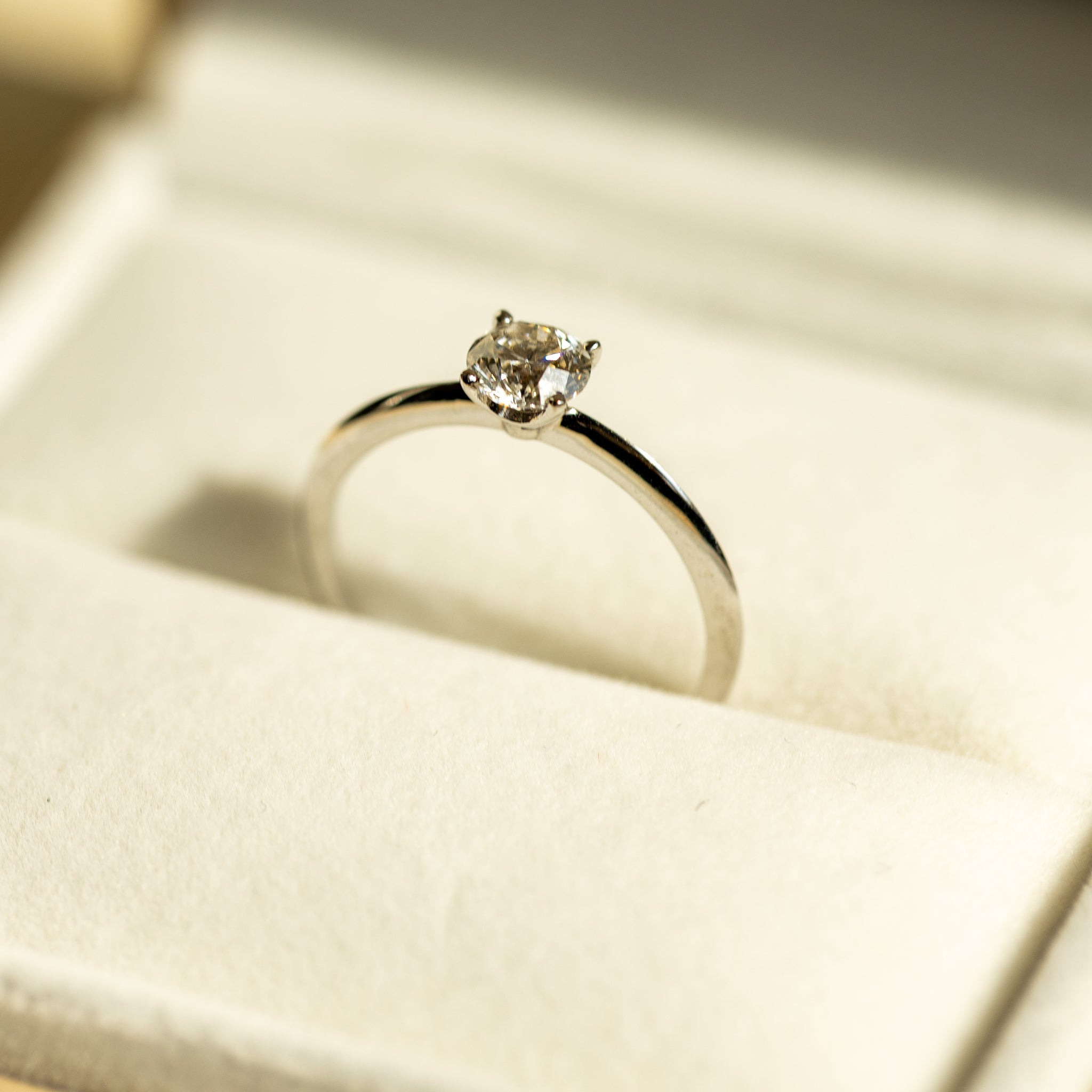 Julie Round Brilliant Cut Engagement Ring