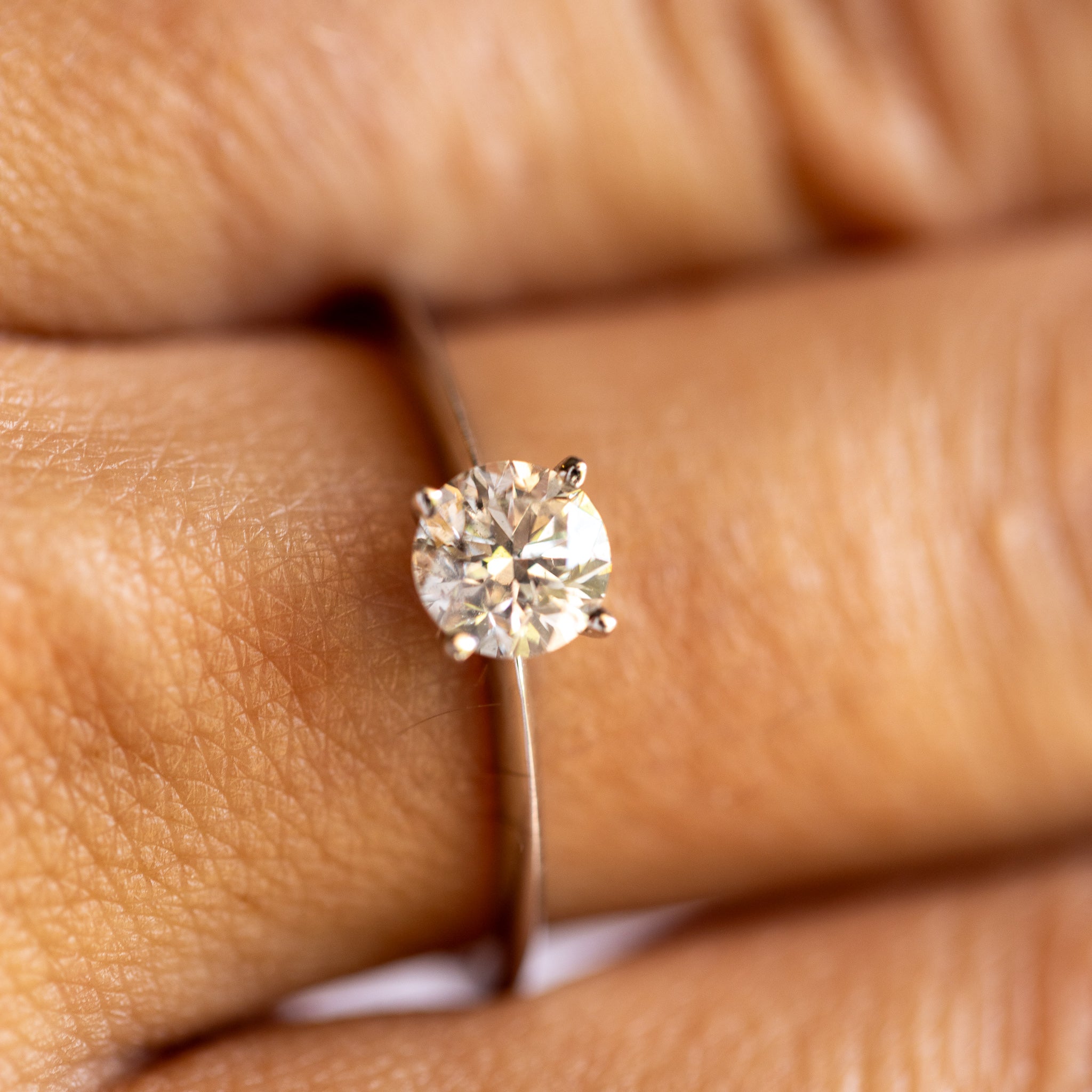 Julie Round Brilliant Cut Engagement Ring