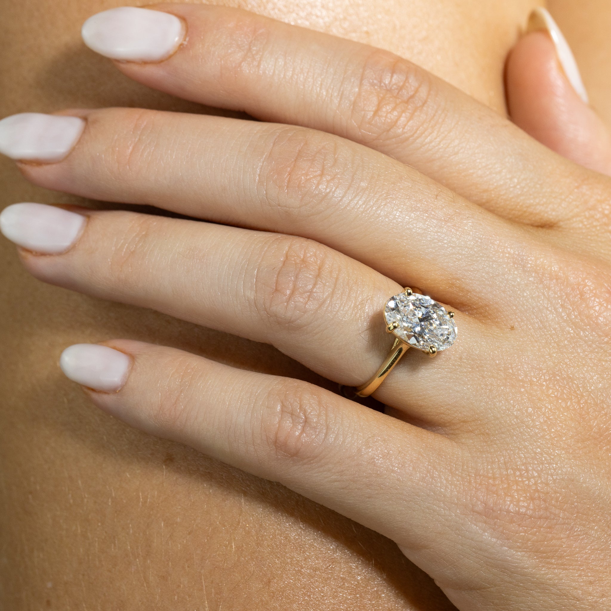 Mary Oval Cut Solitaire Engagement Ring