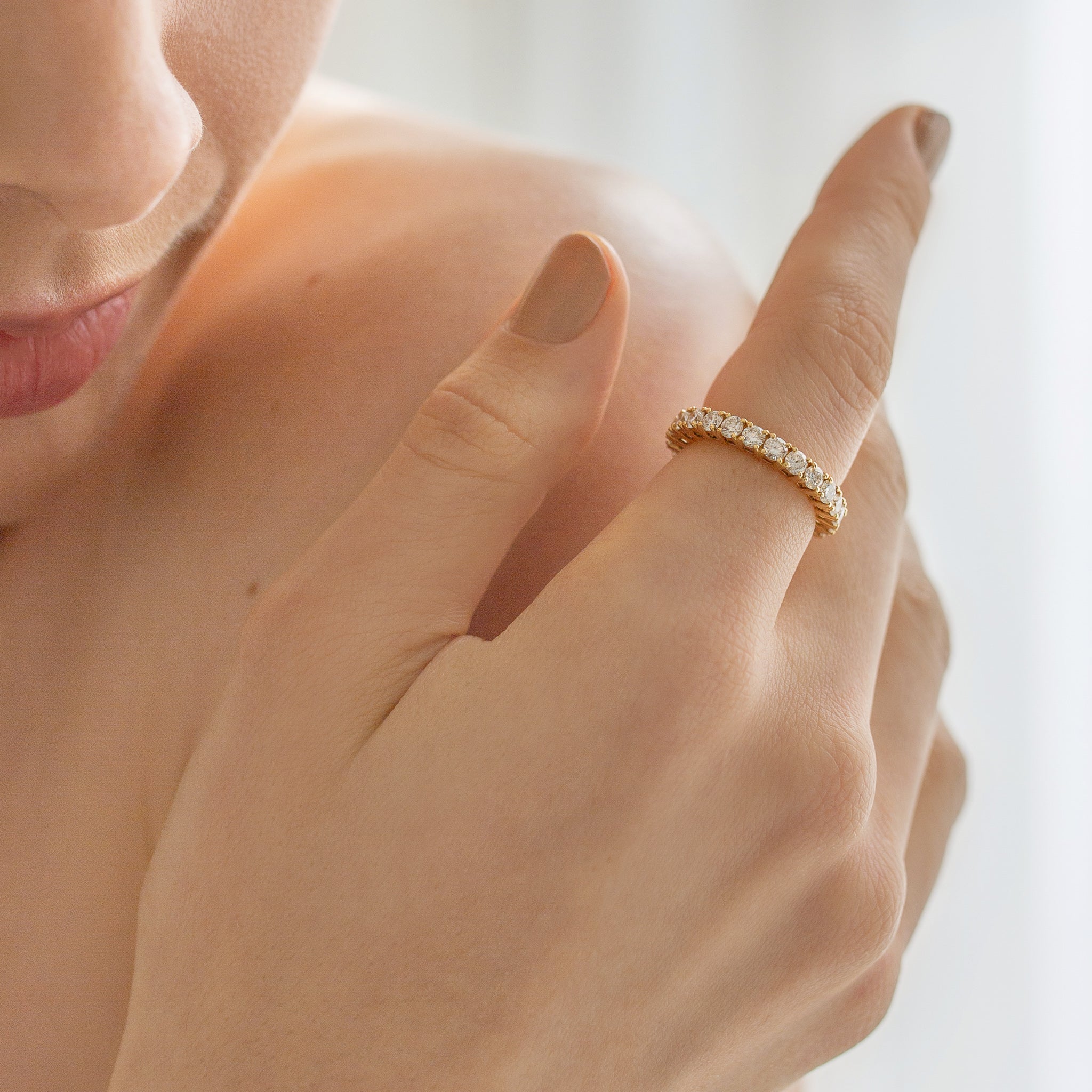 Full Pave Eternity Band (2.05tcw)